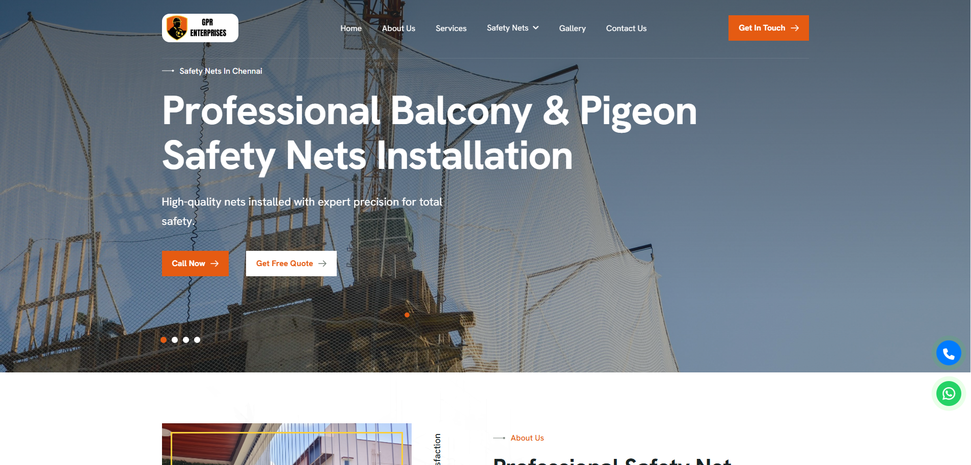 GPR Enterprises website screenshot